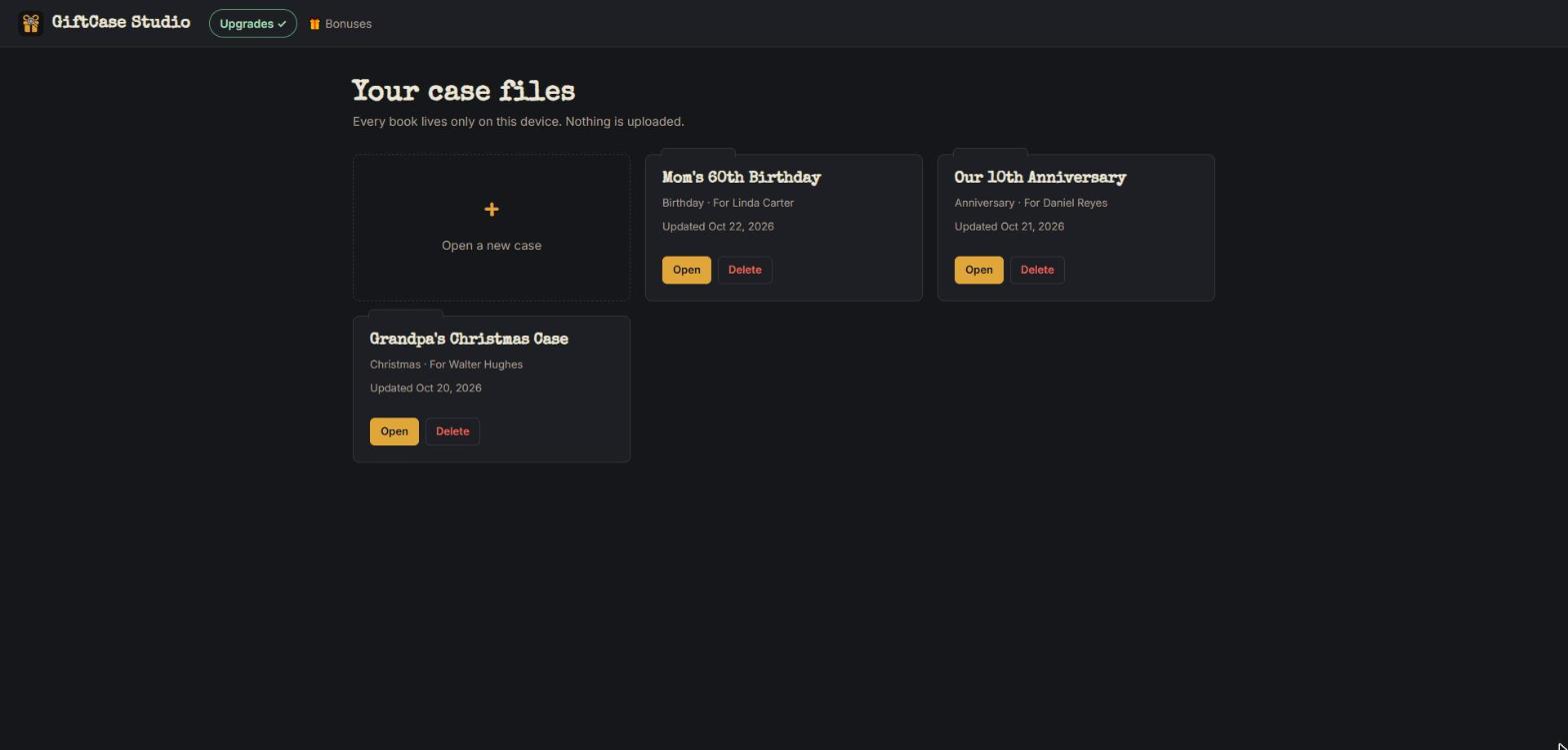 Your case files