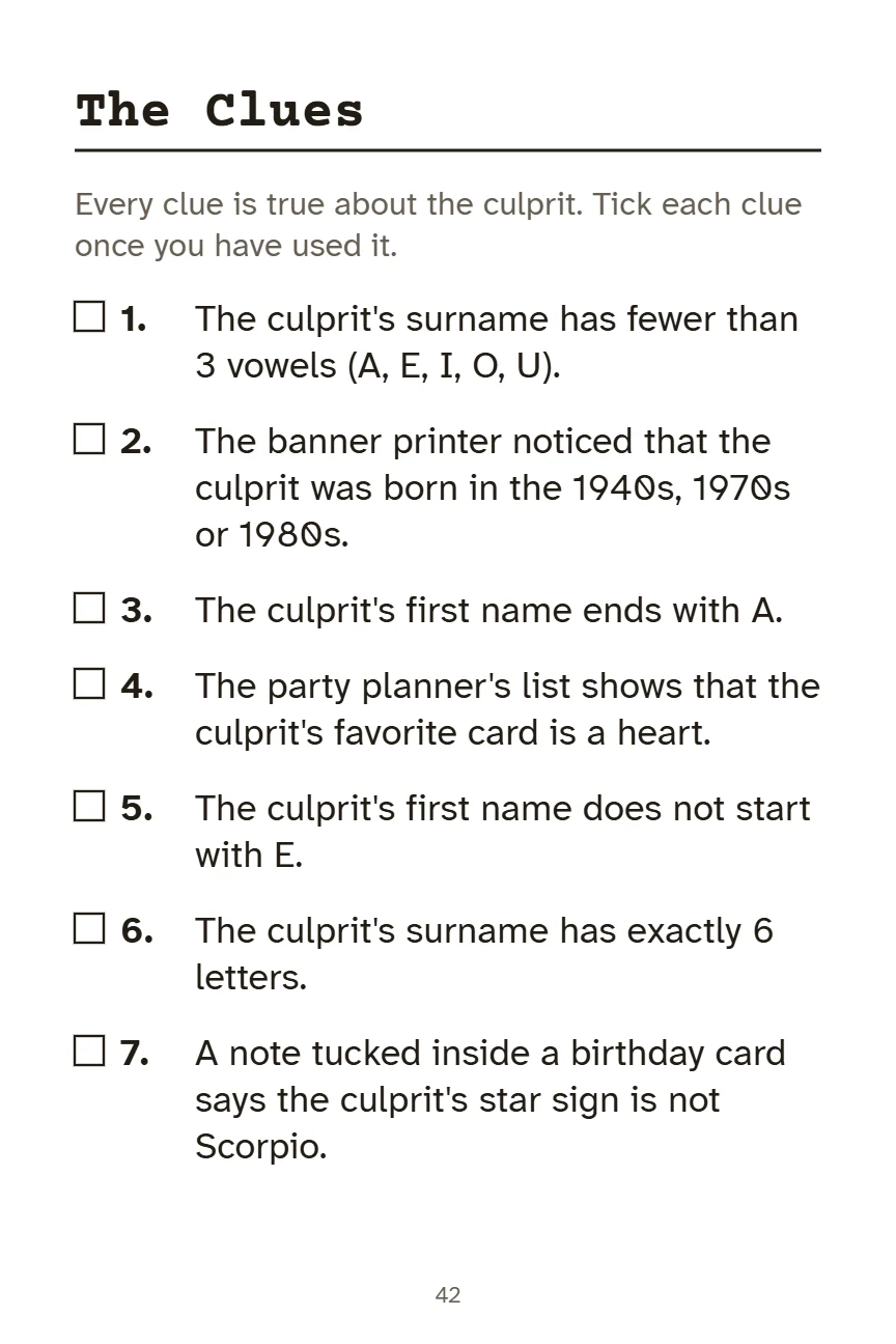 Fiendish clues page