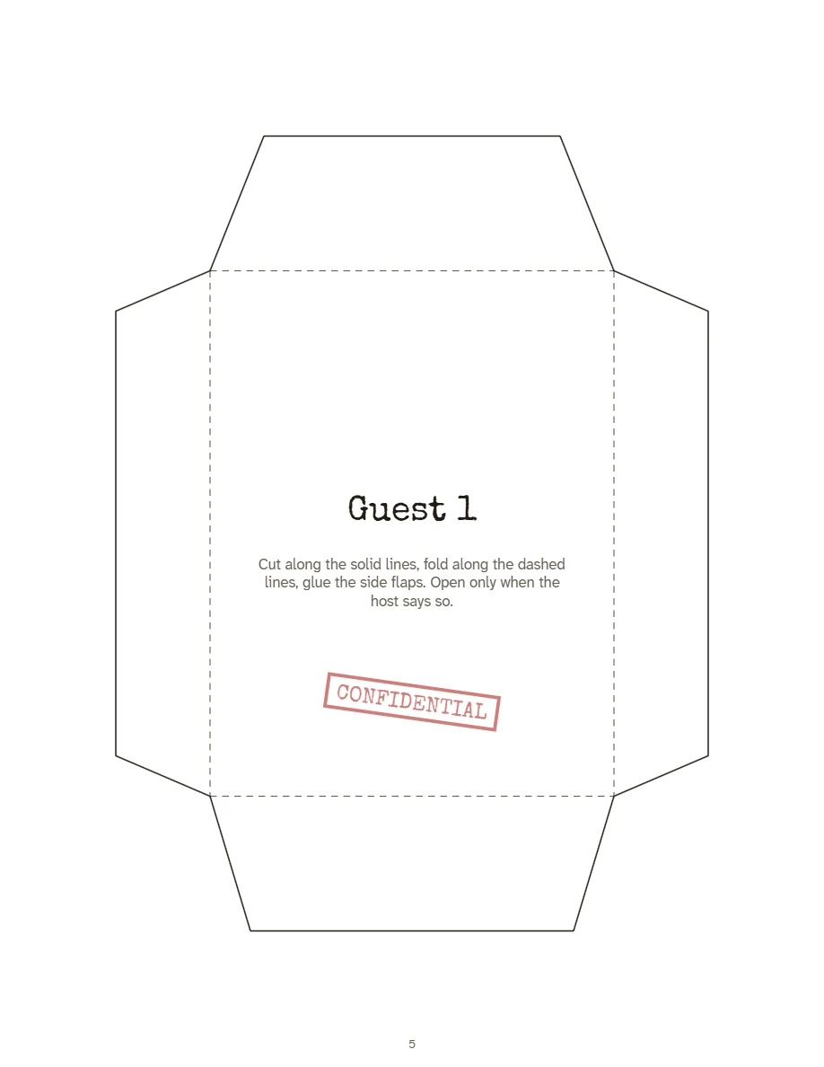 Envelope to fold