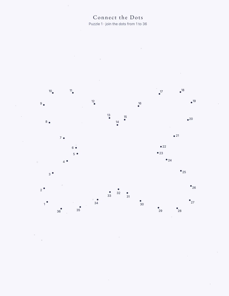 Dot to dot